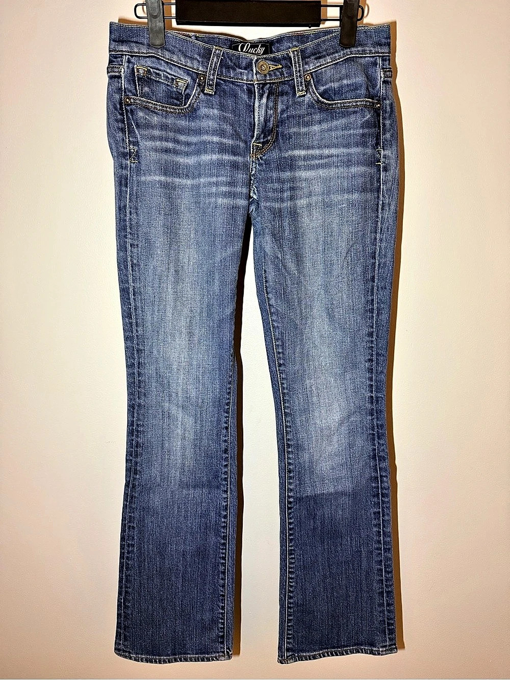 Lucky Brand jeans Boot Cut Blue Waist 27 Size 4